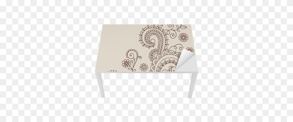 Flowers Henna Doodle Vines Vector Design Elements Table Mehndi, Coffee Table, Furniture, Pattern, Paisley Free Transparent Png