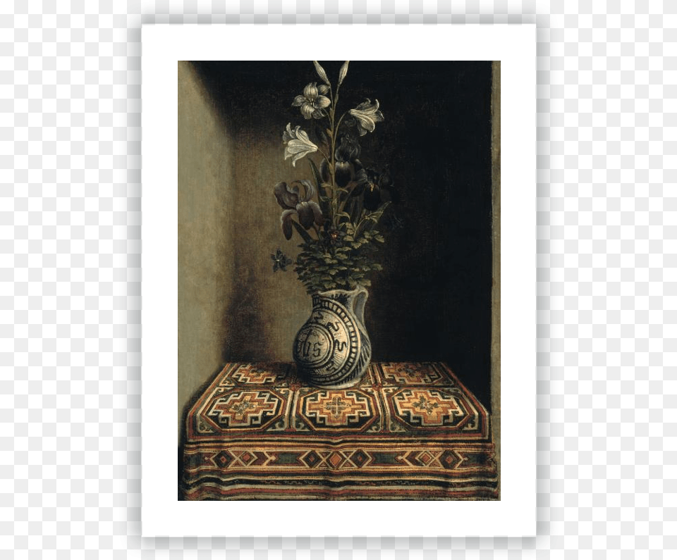 Flowers In A Jug Giclee Painting Memling39s Flowers In A Jug Ca, Art, Jar, Plant, Pottery Free Png
