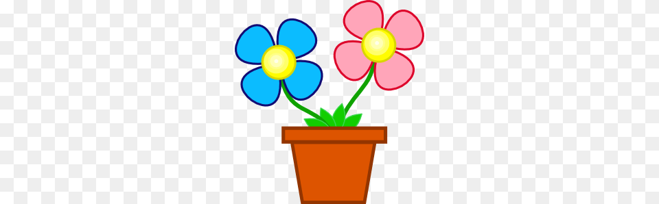 Flowers In A Vase Clip Art, Potted Plant, Daisy, Plant, Flower Free Png Download