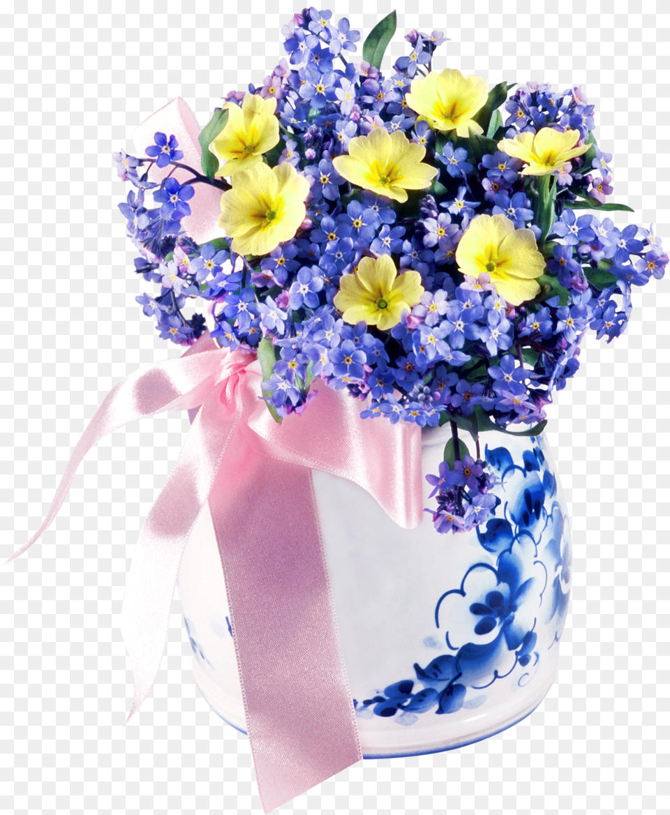 Flowers In A Vase Flower Vase Long Hd, Flower Arrangement, Flower Bouquet, Plant, Jar Free Transparent Png