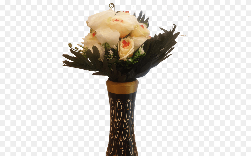 Flowers In Vase Black Decor Wooden Flower Vase Vase Vase, Flower Arrangement, Flower Bouquet, Plant, Rose Png