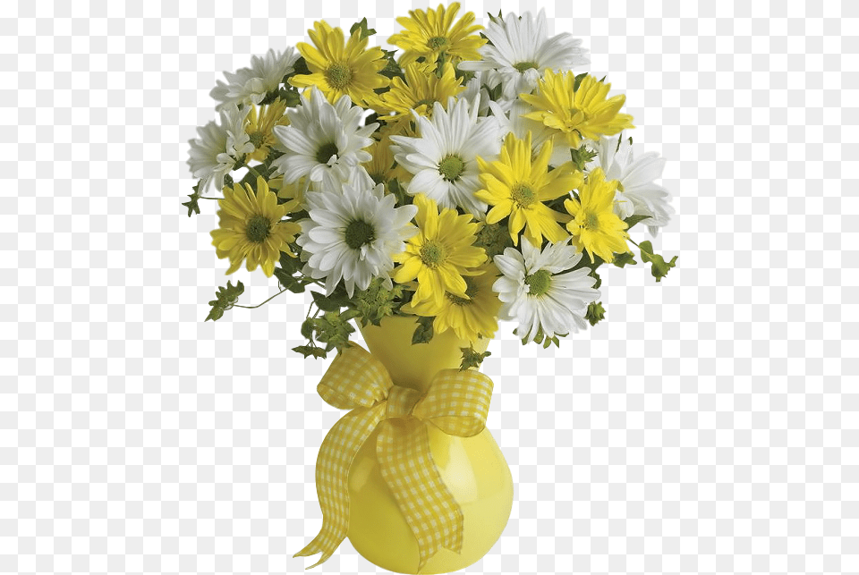 Flowers In Vase Transparent U0026 Clipart Download Ywd Vase With Flower, Daisy, Flower Arrangement, Flower Bouquet, Plant Png