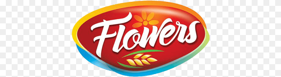 Flowers Logo Web Engrave Oval, Food, Ketchup Free Png Download