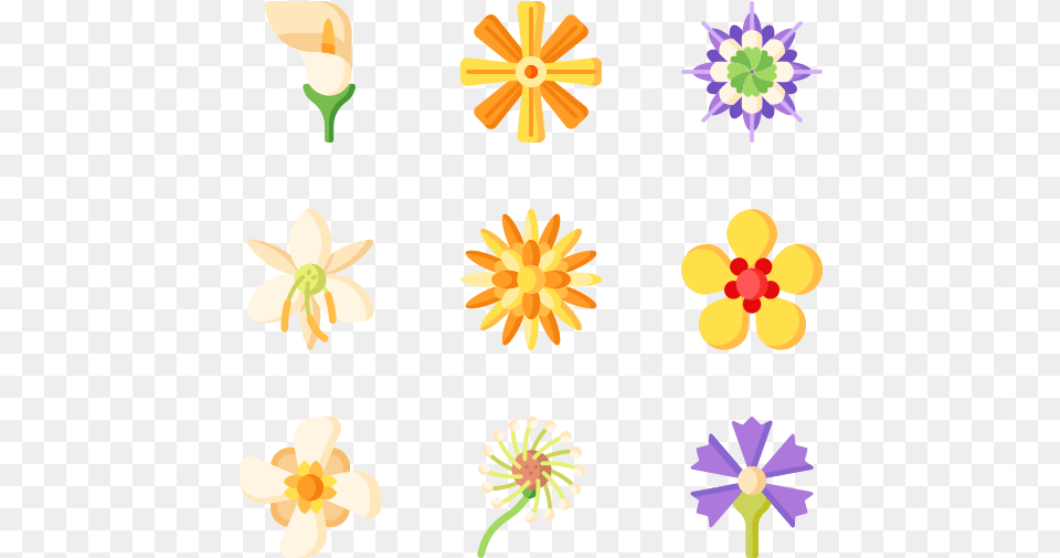 Flowers Logomark, Art, Daisy, Flower, Graphics Free Png