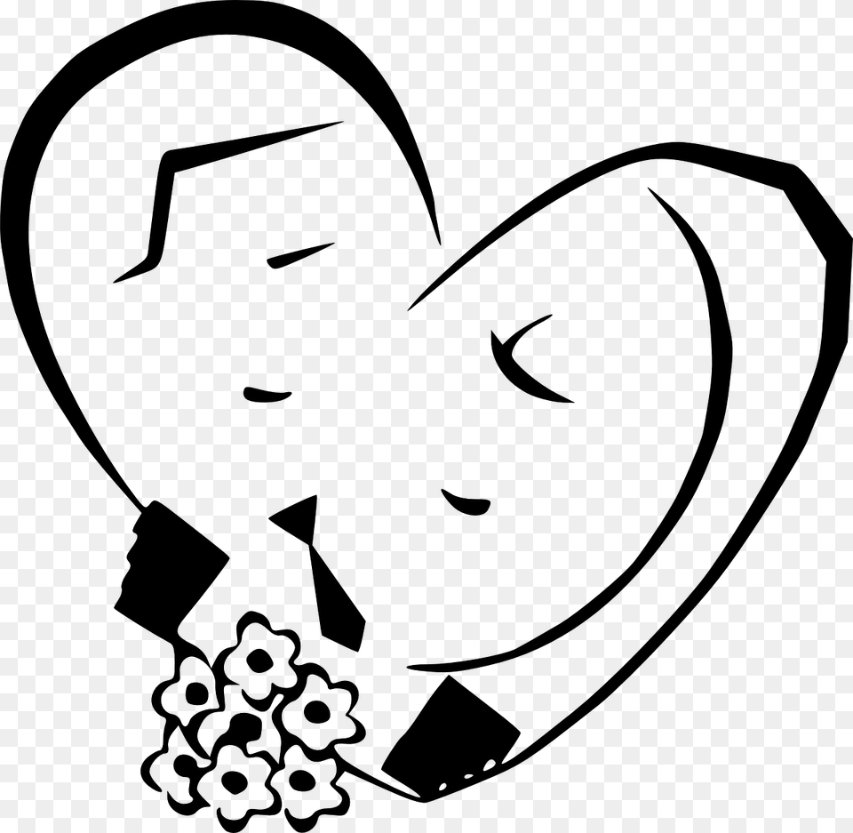 Flowers Love Roses Photo Wife Love To Husband Cartoon, Gray Free Png Download
