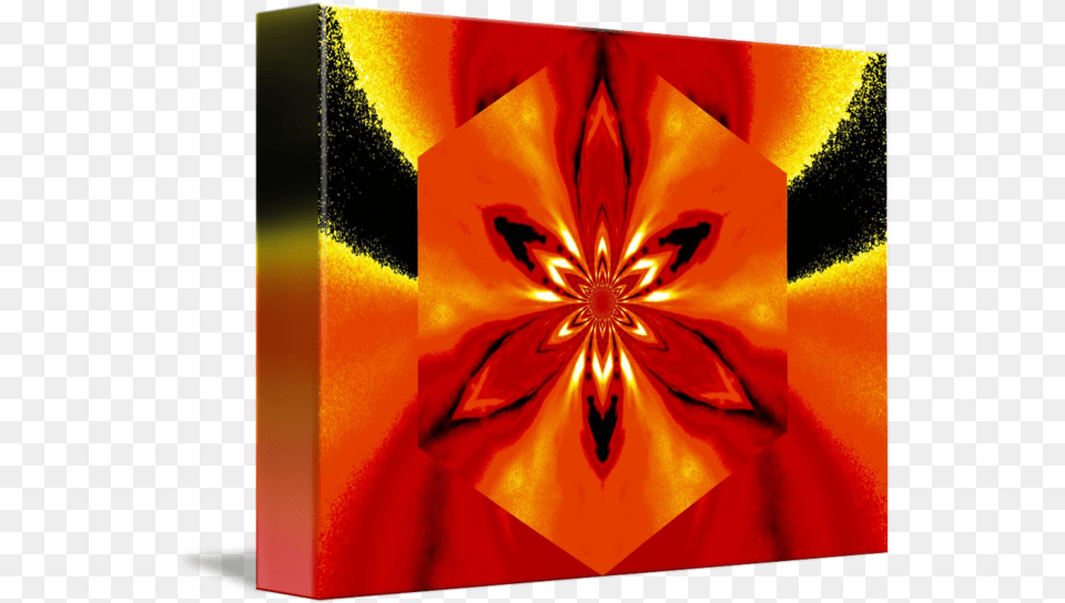 Flowers Of Atlantis Golden Flare 4 By Sherrie Larch Graphic Design, Art, Modern Art, Graphics, Canvas Free Png