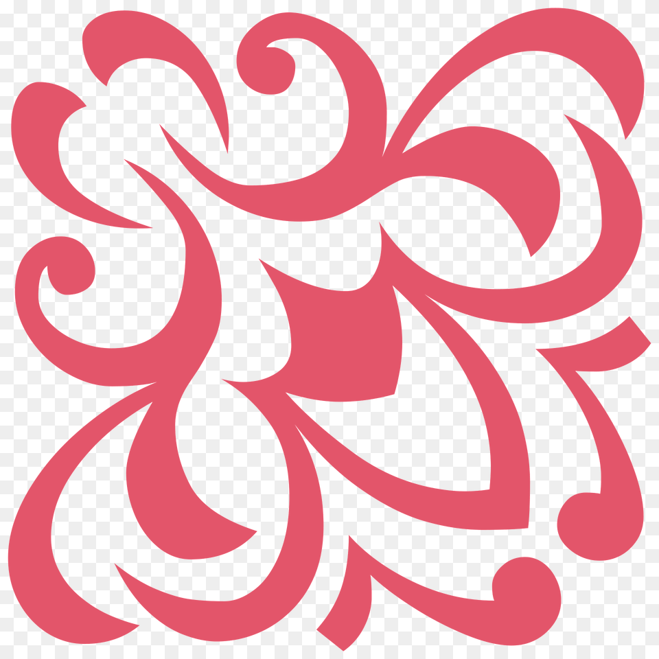 Flowers Ornament Red Down Right Clipart, Art, Floral Design, Graphics, Pattern Free Transparent Png