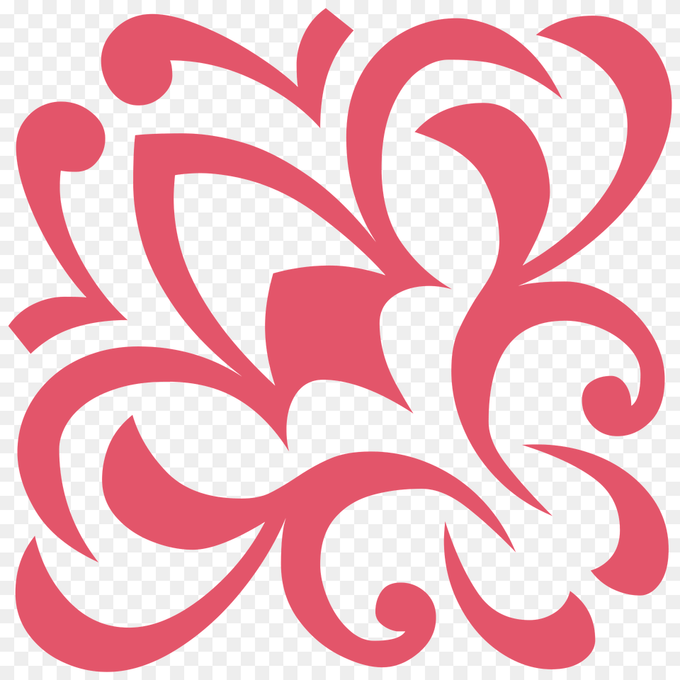 Flowers Ornament Red Up Left Clipart, Art, Floral Design, Graphics, Pattern Free Png Download