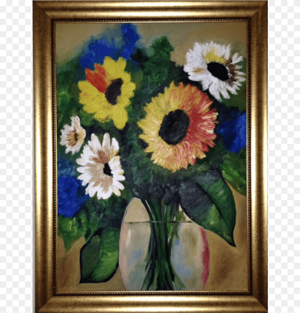 Flowers Paintings Original Paintings Omr2 Sunflower, Art, Modern Art, Painting, Flower Free Png