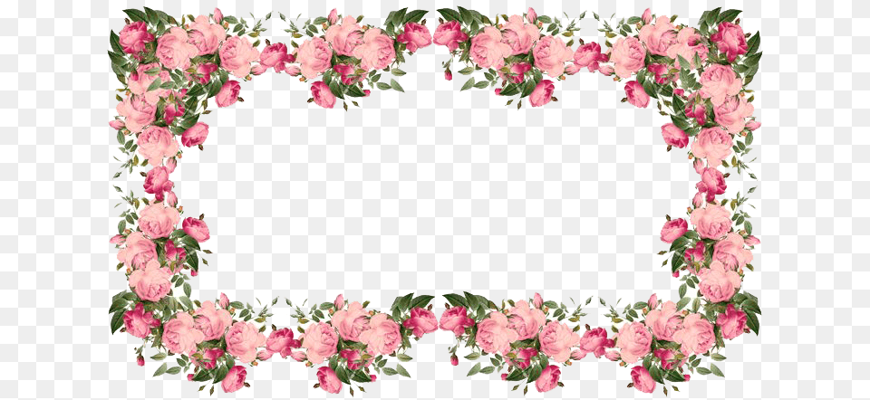 Flowers Pink Frame, Art, Floral Design, Flower, Flower Arrangement Free Transparent Png