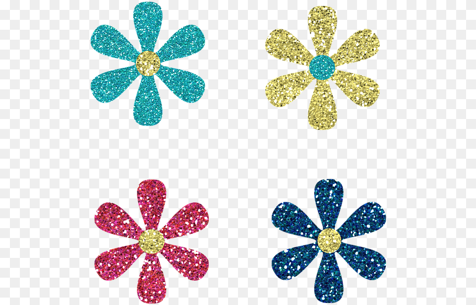 Flowers Scrapbook Colors Glitter Pink Blue Yellow Dora The Recruitment Robot, Accessories, Jewelry Free Png