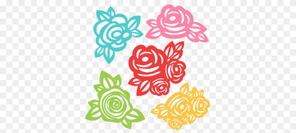 Flowers Scrapbook Cute Clipart For Silhouette, Art, Floral Design, Graphics, Pattern Free Png Download