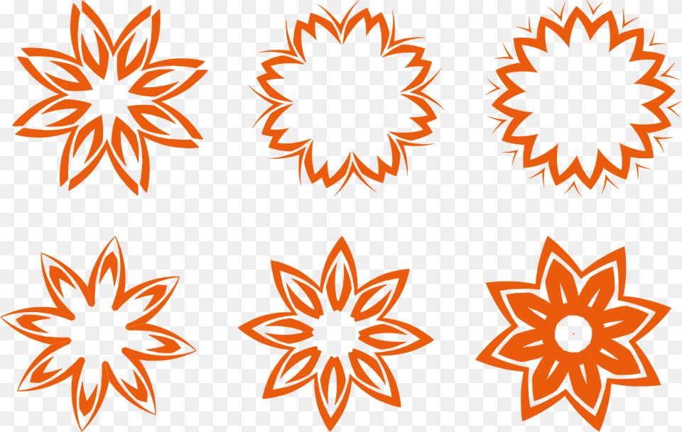 Flowers Set Clipart, Art, Floral Design, Graphics, Pattern Free Png Download