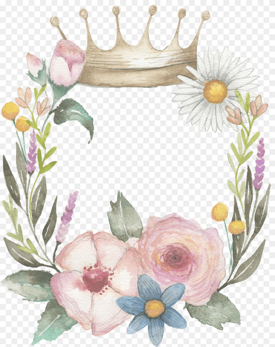 Flowers U2014 Wildblumen Ink Flower Wreath, Accessories, Plant, Anemone, Daisy Free Png Download
