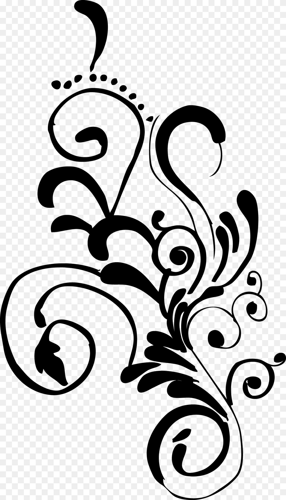 Flowers Vector Black, Gray Free Png