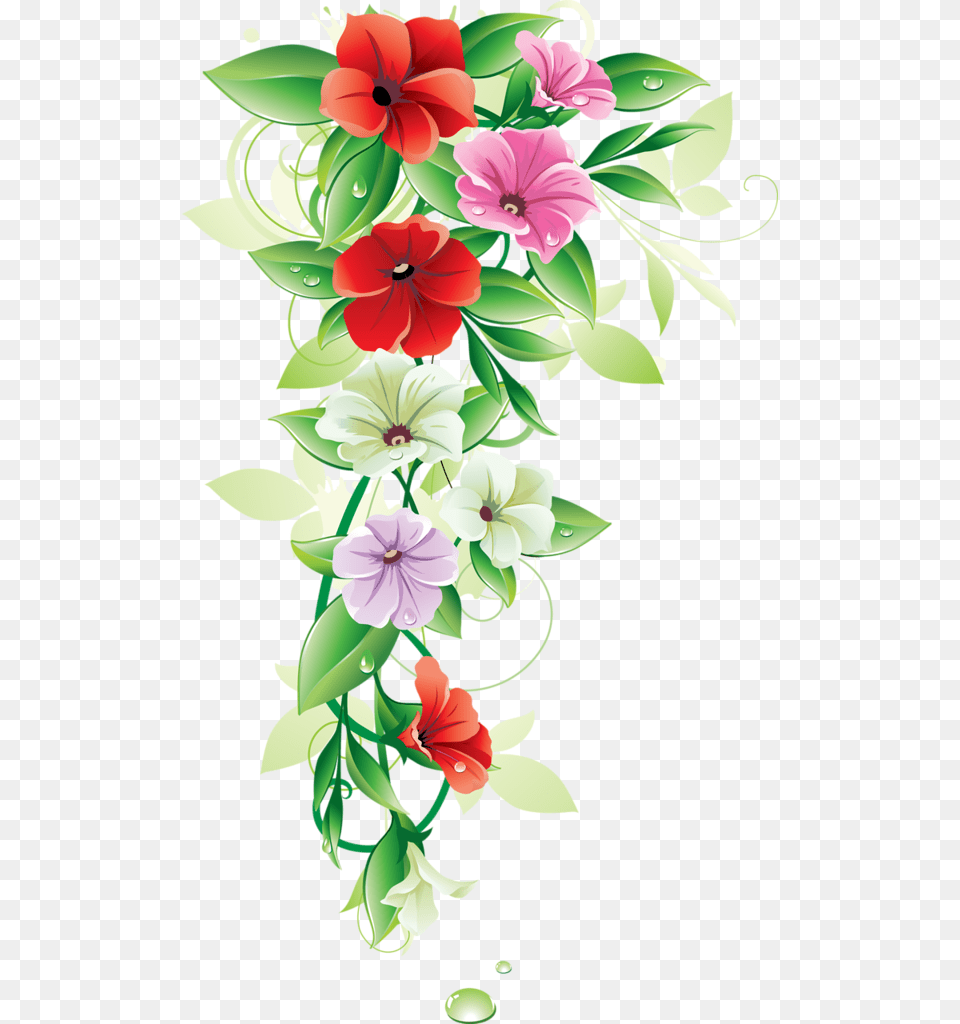 Flowers Vector Vector Flower Hd, Art, Floral Design, Graphics, Pattern Png