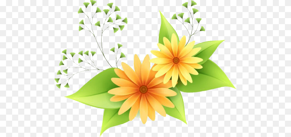 Flowers Vectors Clipart Flowers Vector, Art, Daisy, Floral Design, Flower Free Png