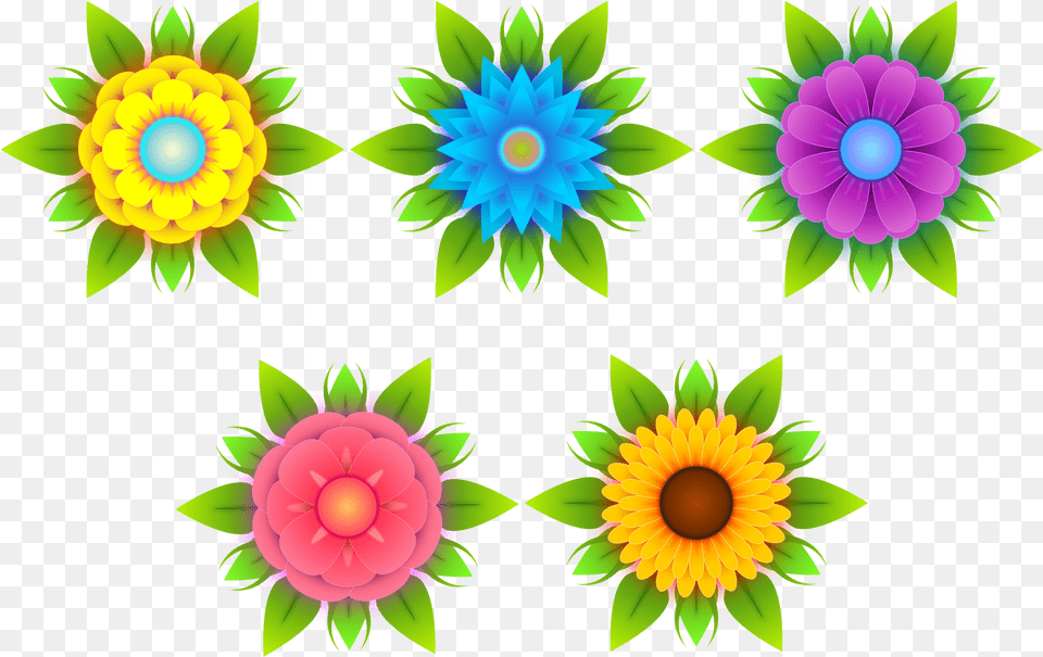 Flowers Vectors Free Abstract Floral Transparent Background, Accessories, Pattern, Ornament, Graphics Png