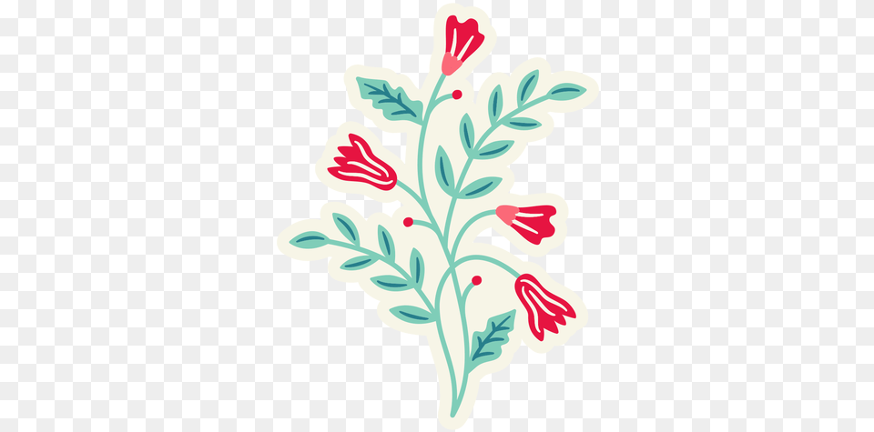 Flowers Vertical Spring Composition Flat Transparent Illustration, Art, Floral Design, Graphics, Pattern Free Png Download