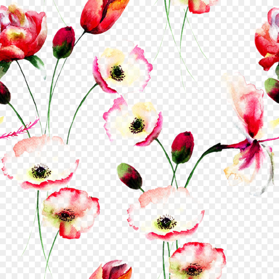 Flowers Watercolor Painting Floral Design Background Good Things Come To Those Who Wait Better Things Come, Art, Floral Design, Graphics, Pattern Free Png Download