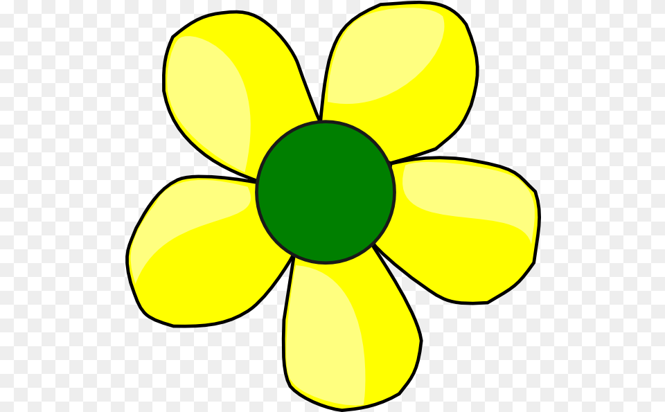 Flowers Yellow And Green Clipart Yellow And Blue Flower, Anemone, Daisy, Petal, Plant Free Transparent Png