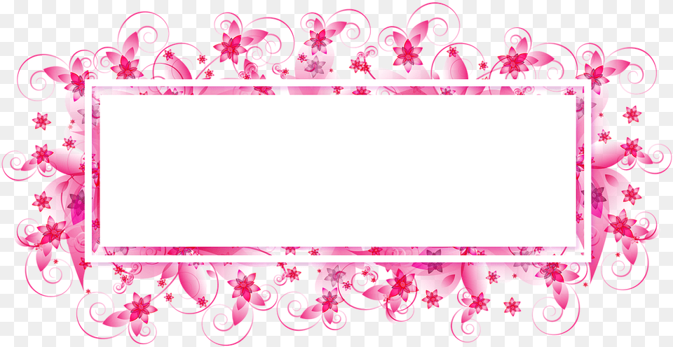 Flowerspinkphoto Frametransparent Backgroundpink Flower Fte De La Musique, Art, Floral Design, Graphics, Pattern Png Image