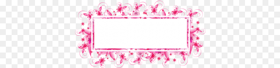 Flowerspinkphoto Frametransparent Backgroundpink Moldura Rosa Fundo Transparente, White Board, Art, Floral Design, Graphics Free Png Download