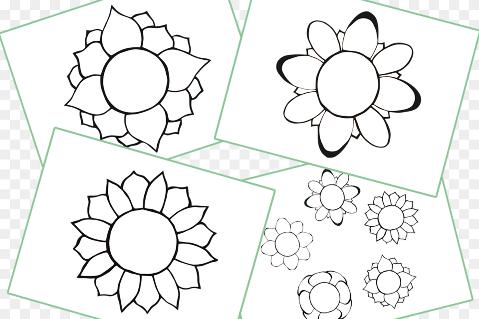 Flowerssummer Themetopic Colouring Pagesactivity Flowers Colouring, Art Free Transparent Png