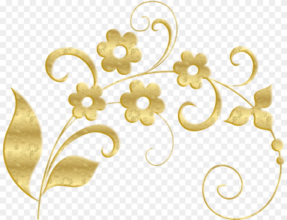 Flowerstickers Flower Florals Flowers Goldflower Flower, Accessories, Jewelry, Pattern, Art Png Image