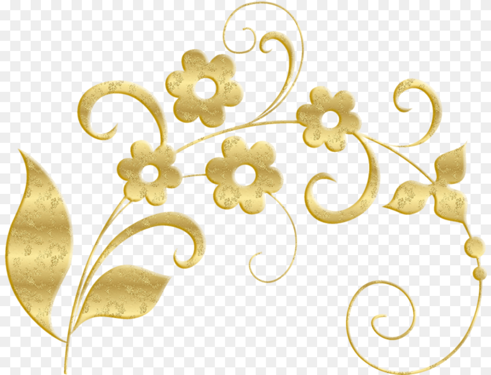 Flowerstickers Flower Florals Flowers Goldflower Gold, Accessories, Jewelry, Pattern, Art Free Png