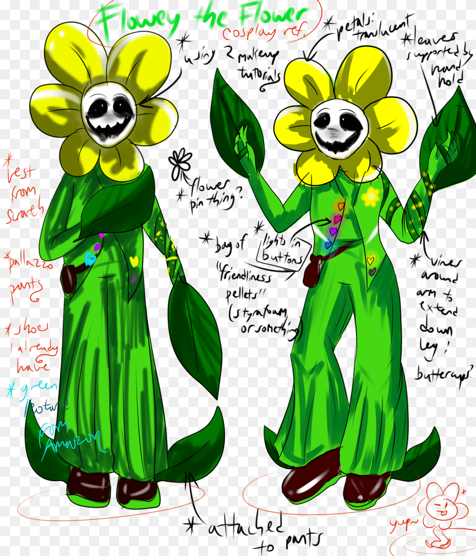 Flowey Costume Google Search Undertale Cosplay Undertale Omega Flowey Fanart, Adult, Person, Woman, Female Png