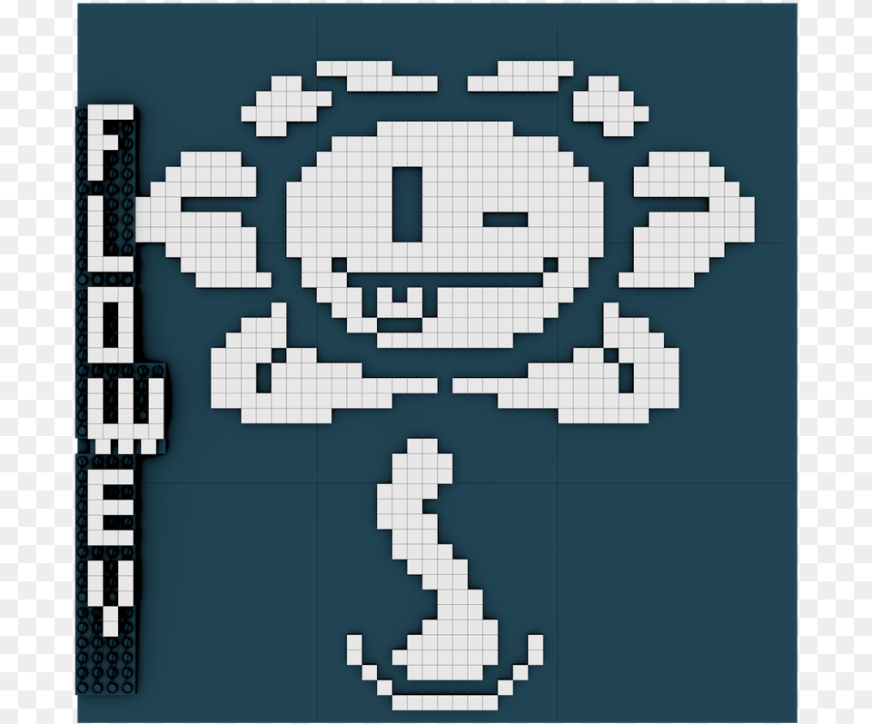 Flowey Mosaic Flowey Is Spongebob, First Aid, Robot Free Transparent Png