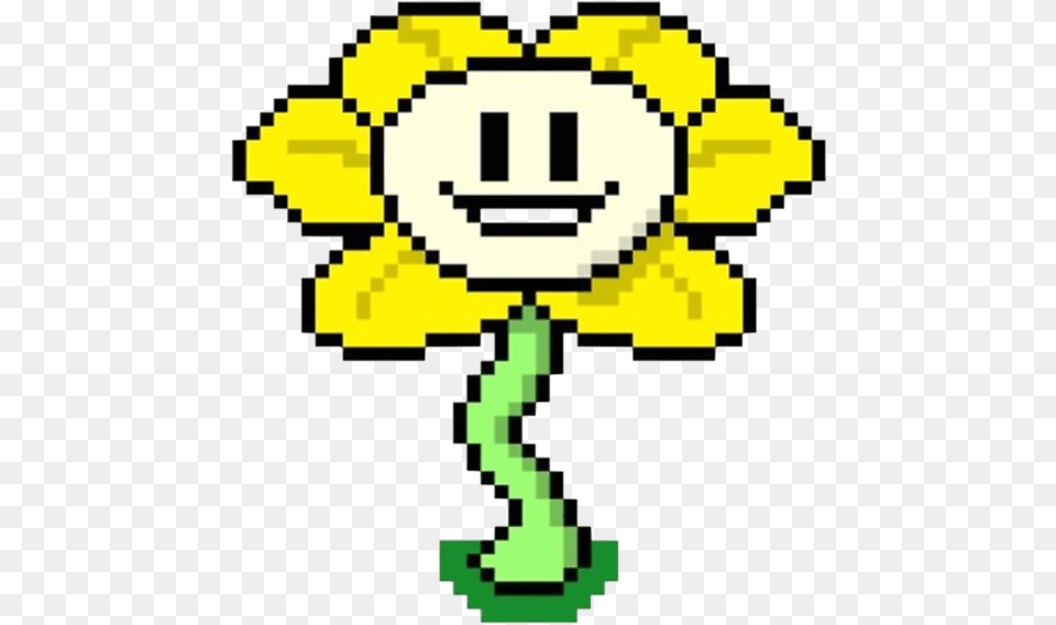 Flowey Pixel Art, Daisy, Flower, Plant, Daffodil Png Image