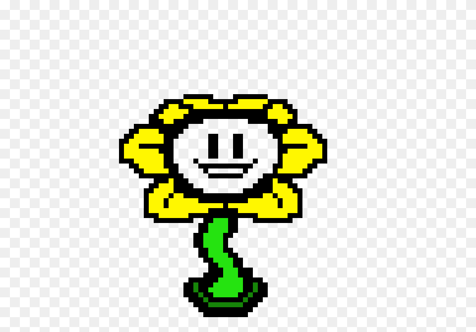 Flowey Pixel Art Maker, Flower, Plant, Sunflower Png Image