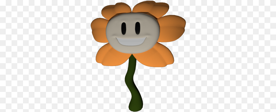 Flowey Scene Undertale Flowey 3d Model, Daisy, Flower, Plant, Winter Free Transparent Png