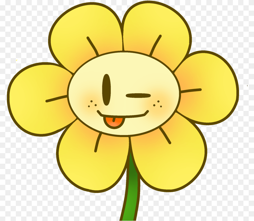 Flowey Smile By Perlanun Flowey Smile, Anther, Daisy, Flower, Plant Free Transparent Png