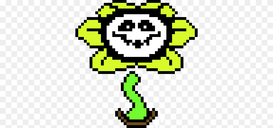 Flowey The Colored Flower Pixel Art Maker Png Image