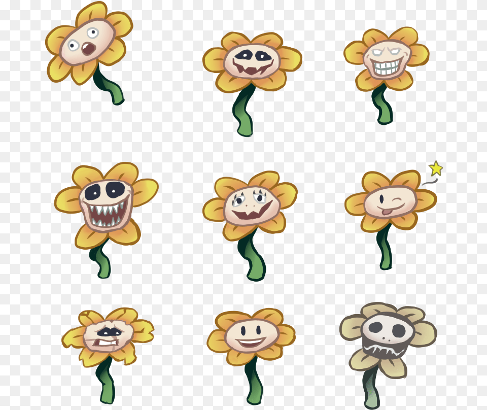 Flowey The Flower By Justabitofnothing Flowey The Flower Drawings, Cartoon, Pattern Png