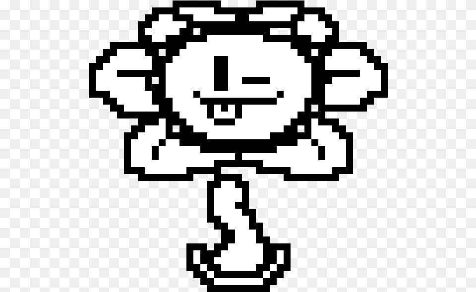 Flowey Undertale Library Flowey Pixel Art, Stencil Png