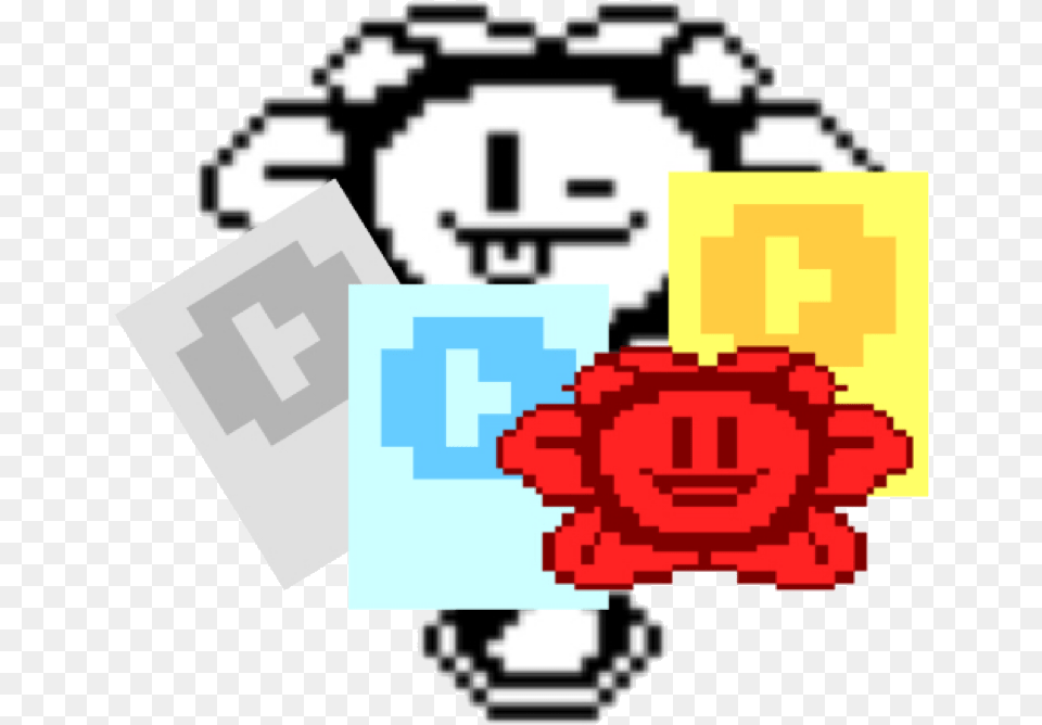 Flowey Undertale Pixel Art, Graphics, Flower, Plant, Dynamite Png Image