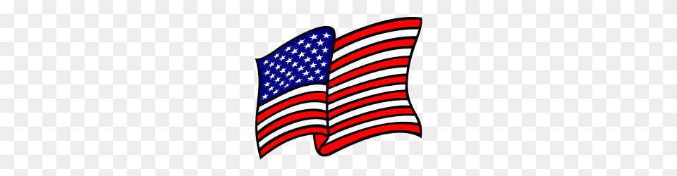 Flowing American Flag Clipart, American Flag Free Transparent Png