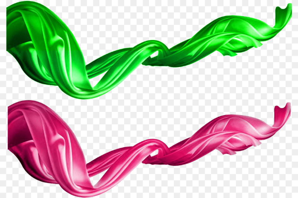 Flowing Pink Ribbon Pink Silk Ribbon, Art, Graphics, Purple, Smoke Png