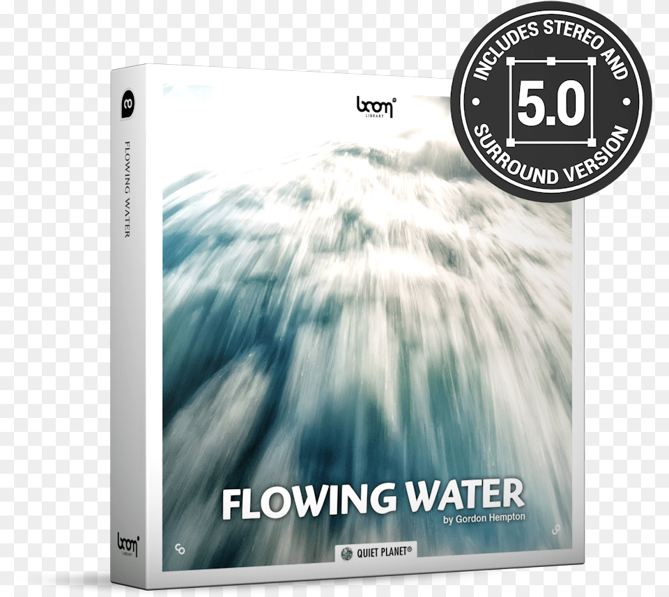 Flowing Water Nature Ambience Sound Effects Library Sound Effect, Book, Publication, Sea, Outdoors Png Image