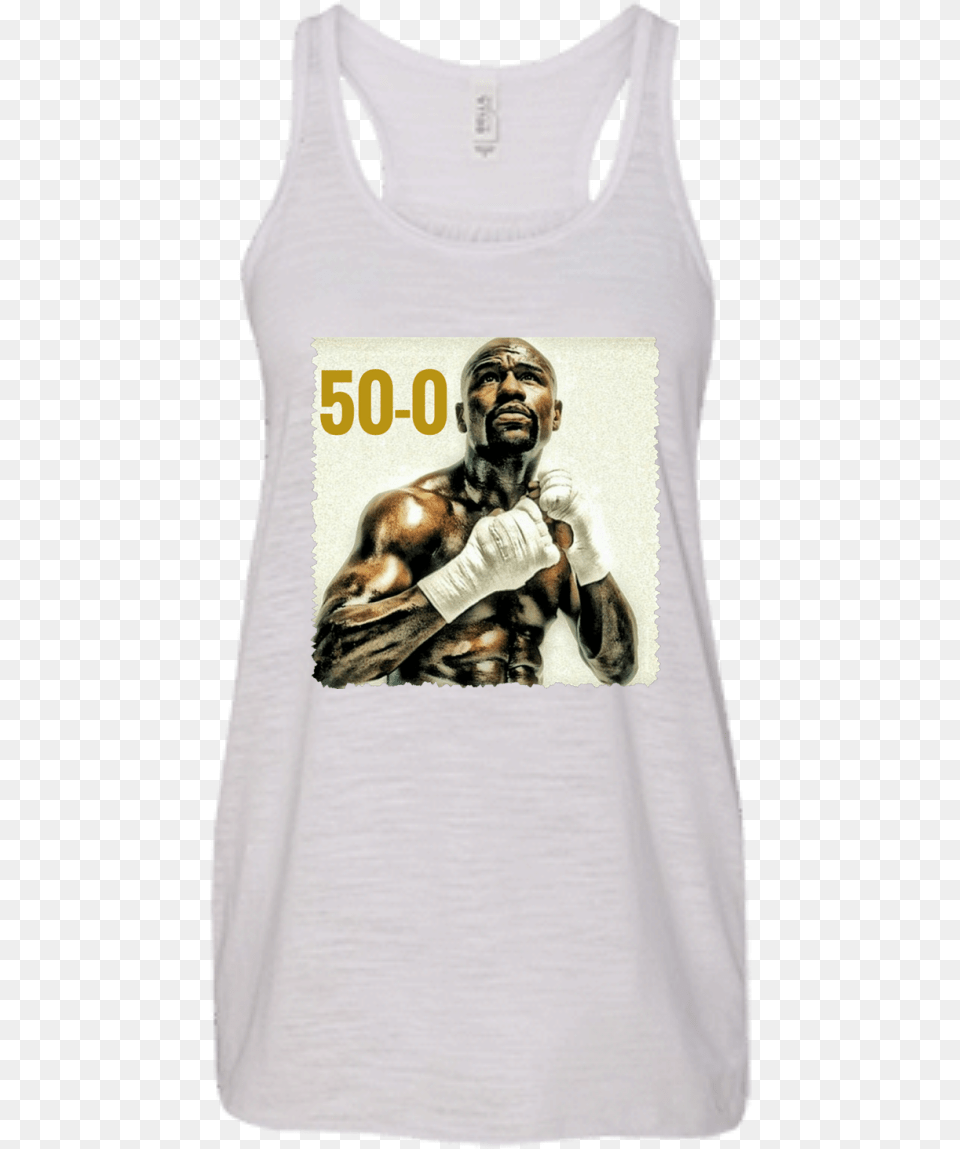 Floyd Mayweather 50 0 Active Tank, Adult, Clothing, Male, Man Free Png Download