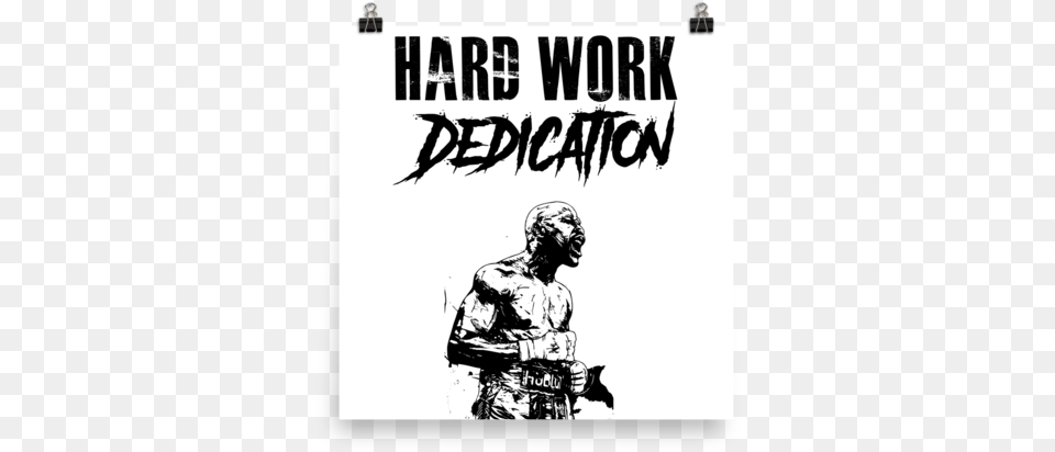 Floyd Mayweather Hard Work Dedication Poster Poster, Publication, Book, Comics, Person Png