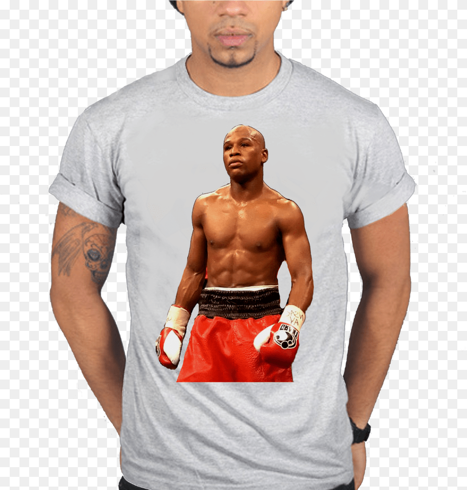 Floyd Pacquiaoheavy Weightchampion Menamp Sweatshirt, Clothing, T-shirt, Adult, Male Free Png