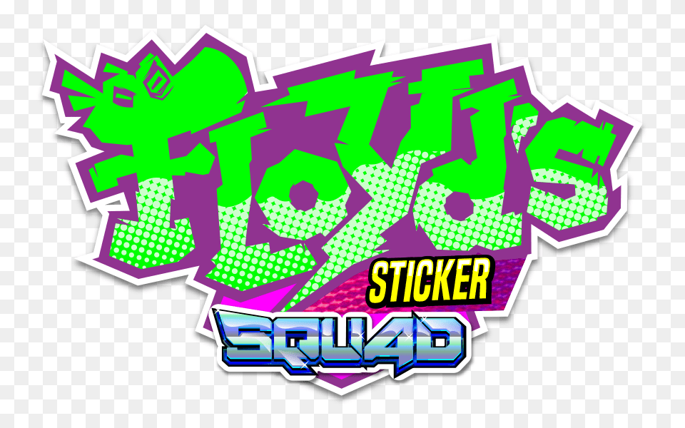 Floyds Sticker Squad, Art, Graphics, Purple Free Png