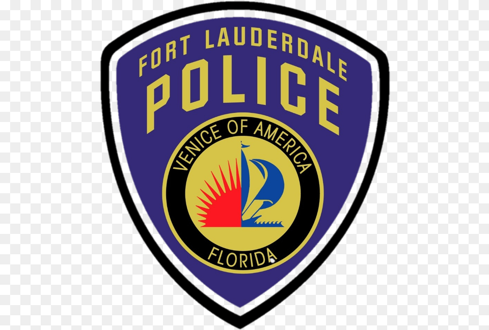 Flpd Ring Fort Lauderdale Police Department Pro Football Hall Of Fame, Badge, Logo, Symbol, Emblem Free Png