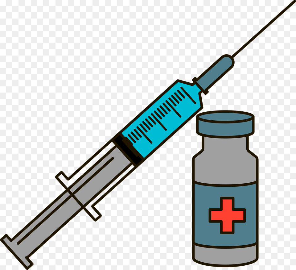 Flu Shot Clipart, Injection, Device, Grass, Lawn Free Transparent Png