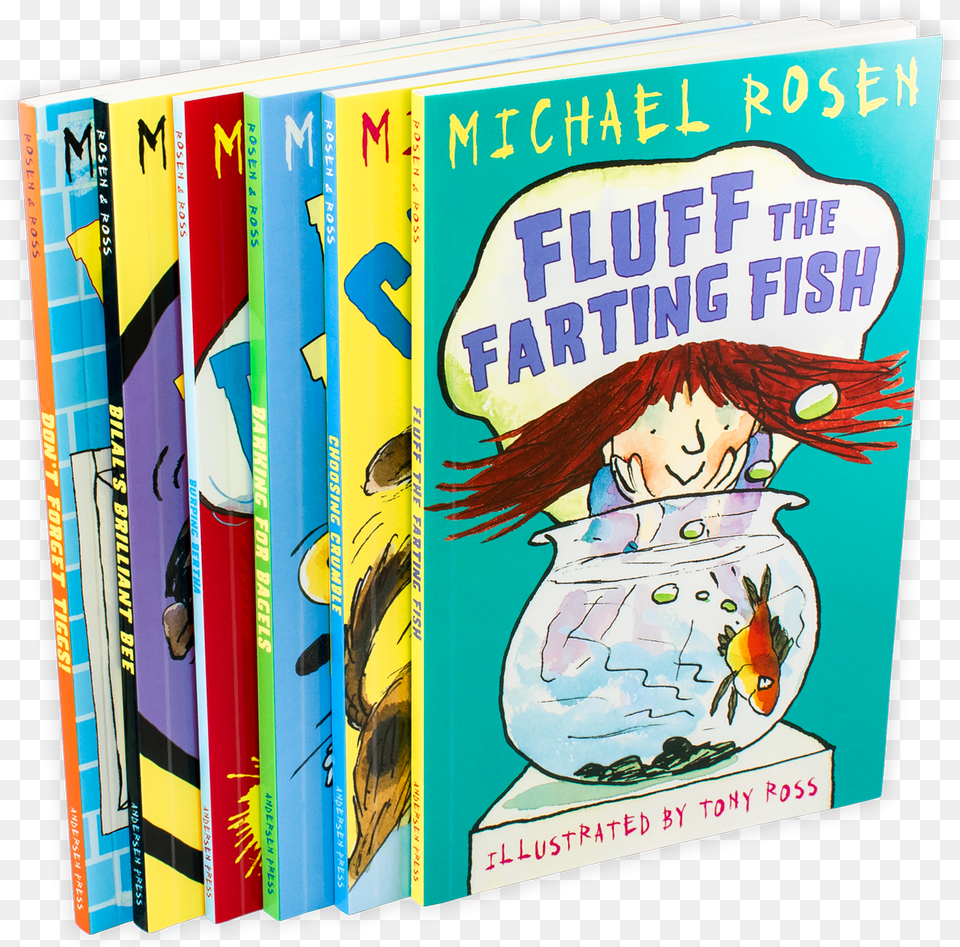 Fluff The Farting Fish, Book, Comics, Publication, Person Free Png Download